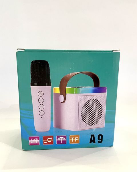 Караоке + Bluetooth Колонка + 2 Бездротові Мікрофони K12-kk1123 фото