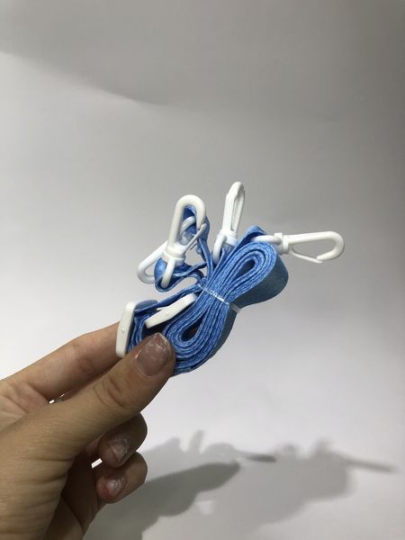Крила феї світні та рухомі блакитні (48 см) 813-93 фото