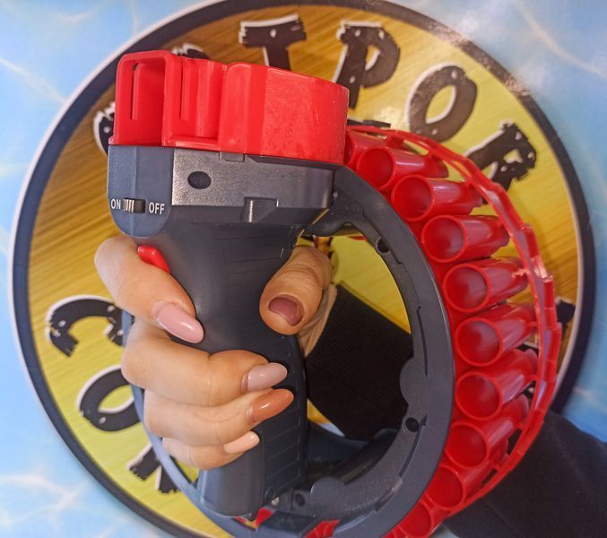 Игрушечное оружие автоматический бластер Growler H01 фото