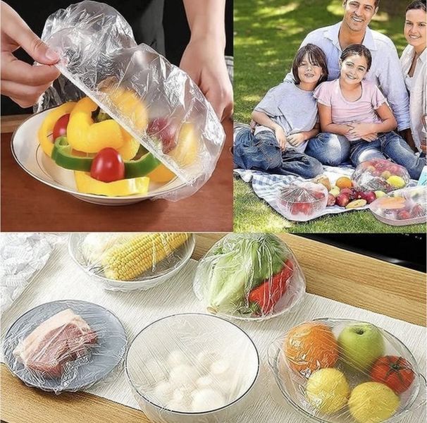 Набір одноразових харчових чохлів для зберігання продуктів 20201-kk1178 фото