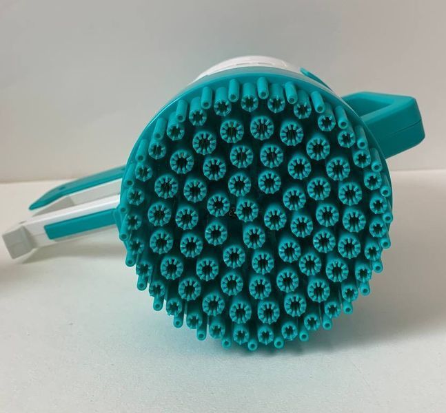 Пістолет мильних бульбашок Bubble launching machine 108 отворів бірюзовий KB1143-kk0597 фото