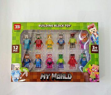 Набір фігурок My world у стилі лего 12 шт. 0296Е-kk1065 фото