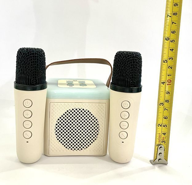 Караоке + Bluetooth Колонка + 2 Безпроводных Микрофона K12-kk1124 фото