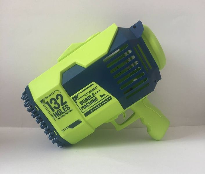 Пістолет мильних бульбашок Electric Bubble machine зелений 132 отвори KB1141-kk0599 фото