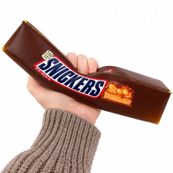Іграшка-антистрес &laquo;Сквіш&raquo; масло SNICKERS велике ,22 см 1522 фото