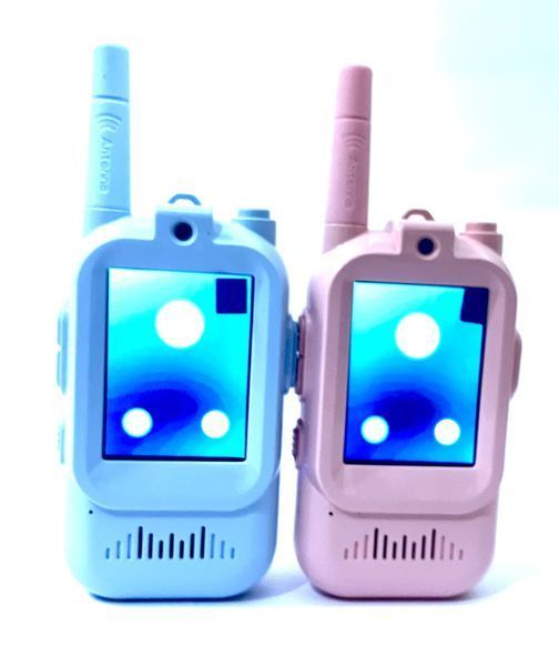 Відео-рації з екраном і відеочатом для дітей &mdash; HD Video Walkie Talkies (рожевий + блакитний) 16116-kk1144 фото