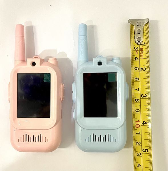 Відео-рації з екраном і відеочатом для дітей &mdash; HD Video Walkie Talkies (рожевий + блакитний) 16116-kk1144 фото
