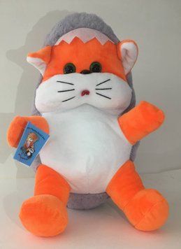 М'яка іграшка кваї кошенят у костюмі акули (30 см) 11-14-kk0582 фото