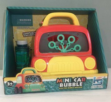 Пістолет мильних бульбашок Mini car bubble червона KB1285 фото