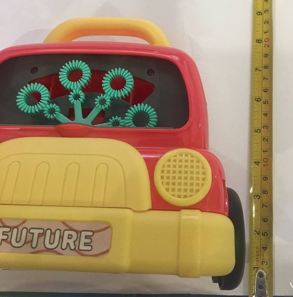 Пистолет мыльных пузырей Mini car bubble красная KB1285 фото