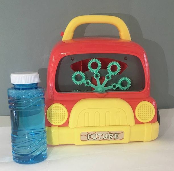 Пистолет мыльных пузырей Mini car bubble красная KB1285 фото