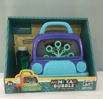 Пістолет мильних бульбашок Mini car bubble синя KB1285-kk0608 фото