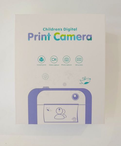 Фотоапарат 2 камери з блютузом рожевий (з застосунком fun print) + 10 рулонів паперу 66626-1 фото