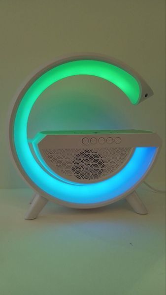 Настільна смарт-лампа, нічник BT-3401 с Bluetooth колонкой та безпровідною зарядкою BT-3401-kk0559 фото