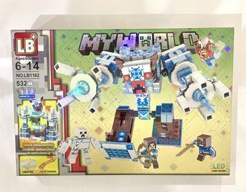 Конструктор Майнкрафт Minecraft 532 деталі крижаний робот LB1162-kk1160 фото