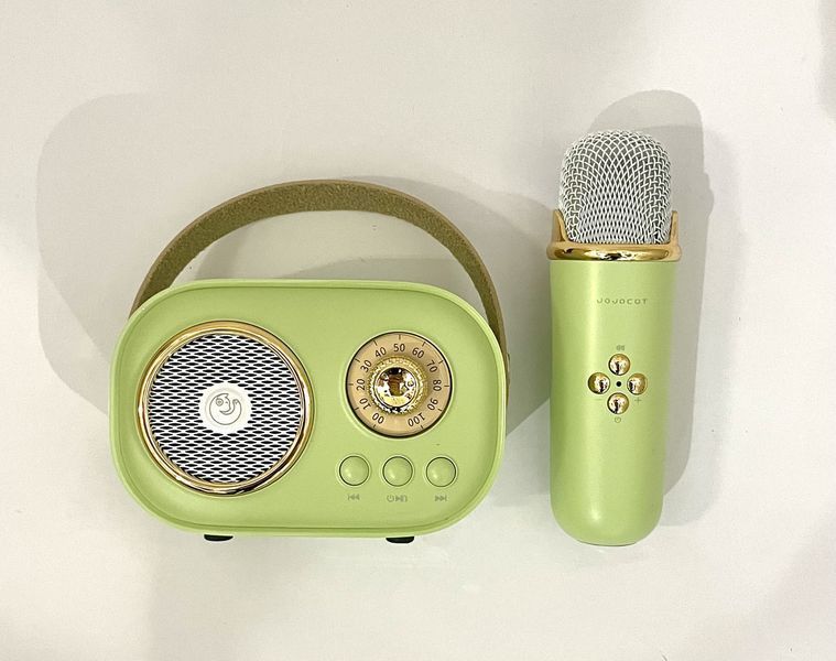 Bluetooth караоке-система Retro (салатовая) k-15-kk1163 фото