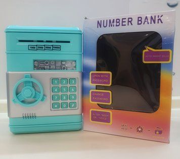 Бірюзовий електронний сейф-копилка 9976136-kk0479 фото