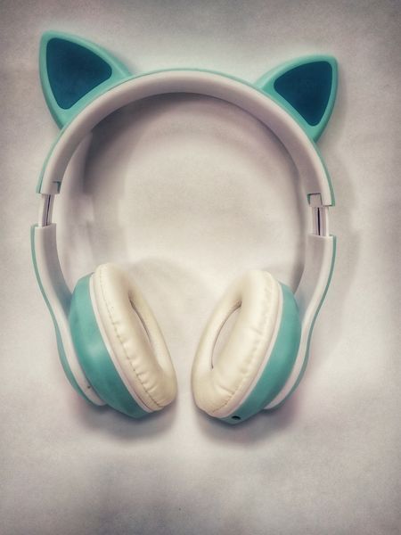 Беспроводные Bluetooth наушники "Cat Headset" с кошачьими ушками мятные STN-28-kk0431 фото