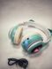 Беспроводные Bluetooth наушники "Cat Headset" с кошачьими ушками мятные STN-28-kk0431 фото 3