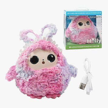 Інтерактивна іграшка Holly зі штучним інтелектом рожева з вушками H-19227-kk1181 фото