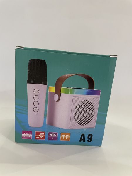 Караоке + Bluetooth Колонка + 2 Бездротові Мікрофони K12-kk1131 фото