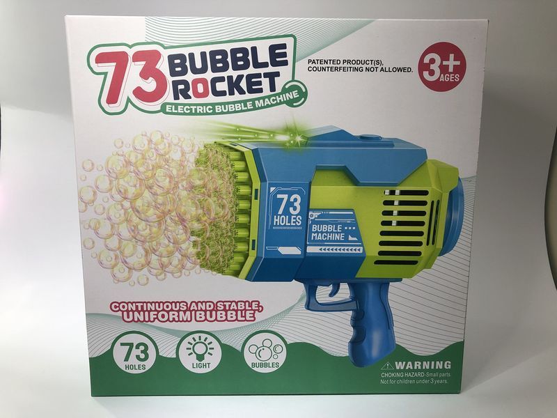 Пистолет мыльных пузырей Bubble Gun Blaster KB1281 фото